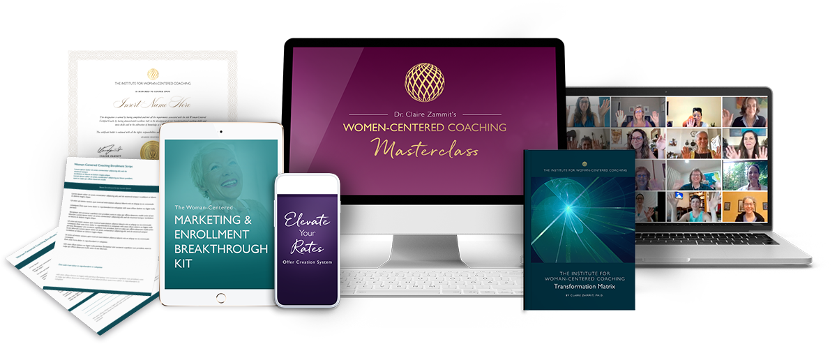 Woman-Centered Coaching Masterclass digital program materials